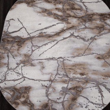 Ковер 3270 - GRAY-BEIGE - Овал - коллекция GRAFF