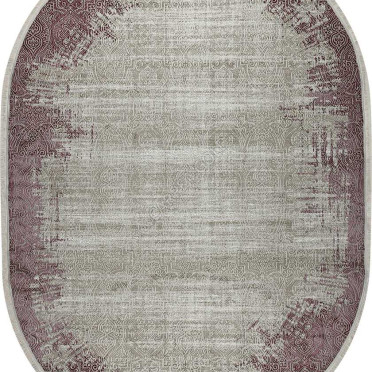 36949A OVAL BEIGE / DL.LILA Sanat Viscon