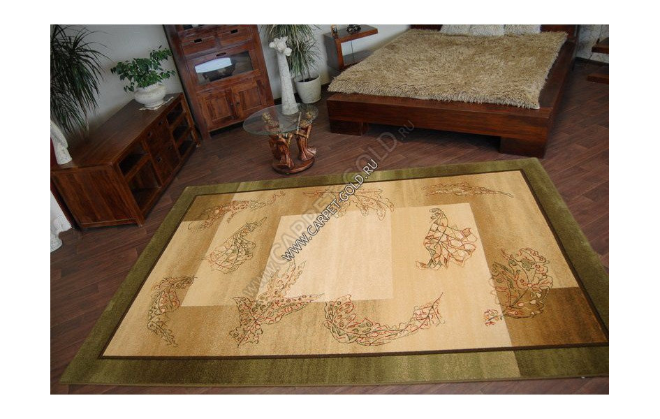 Польский шерстяной ковер ISFAHAN Adara Olive