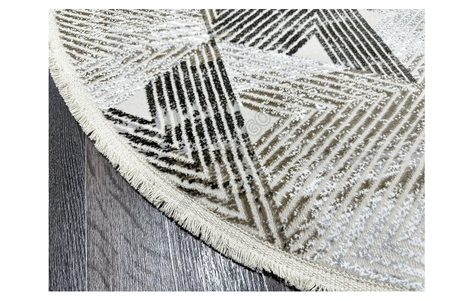 Ковер с ромбами Gordion 16164_1 овал