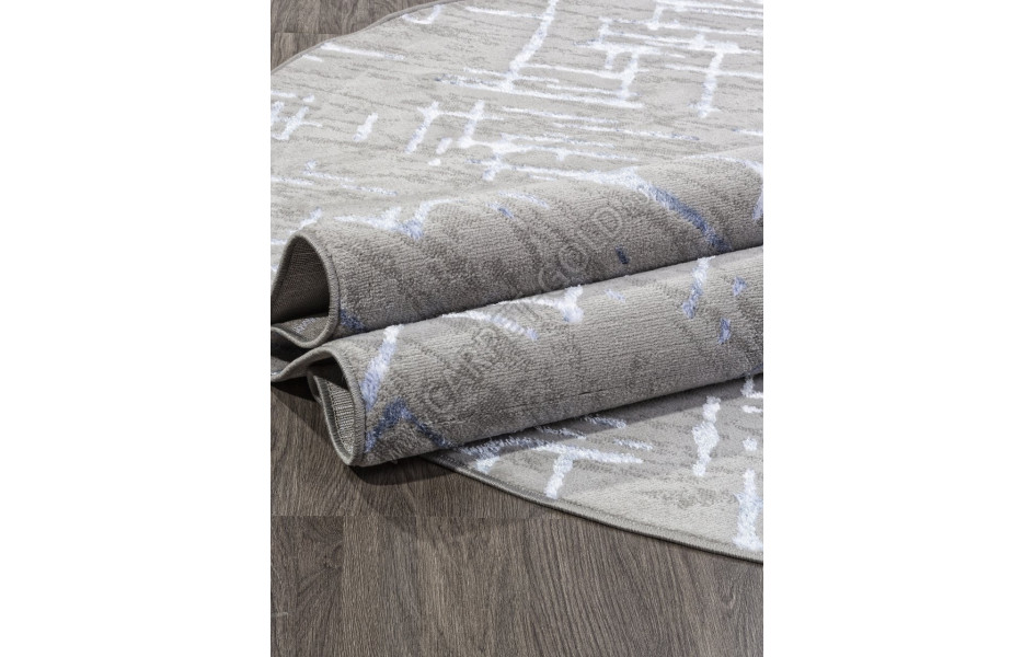 Ковер F164 - GRAY-BLUE - Овал - коллекция LIMAN