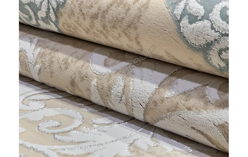 Турецкий ковер Istinia 2983A B.BEIGE B.BLUE