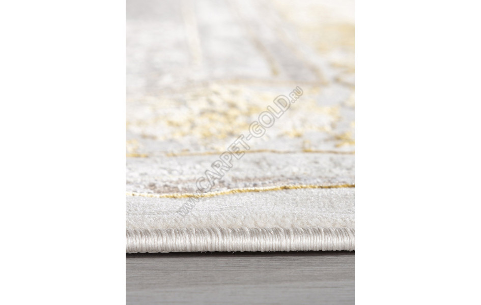 Ковер A123B - CREAM / GOLD FDY - Прямоугольник - коллекция ZARINA